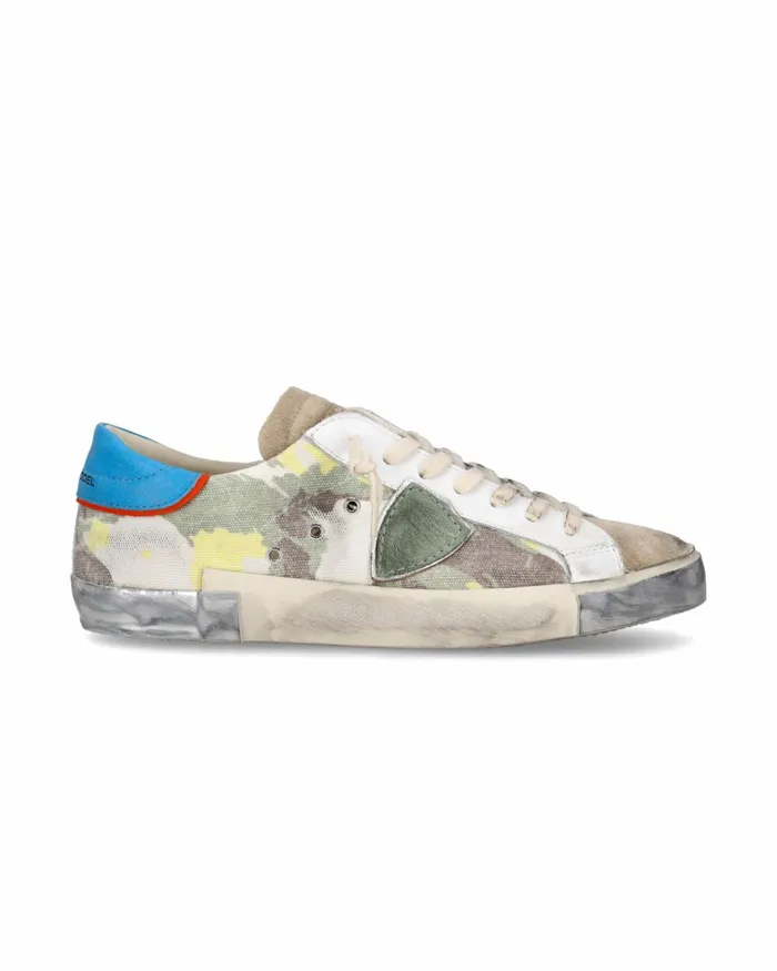 Men Prsx Sneakers GreenBlue Shoes Paris Philippe Model Paris Casual