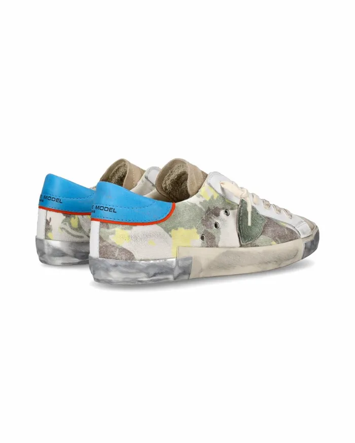 Men Prsx Sneakers GreenBlue Shoes Paris Philippe Model Paris Casual