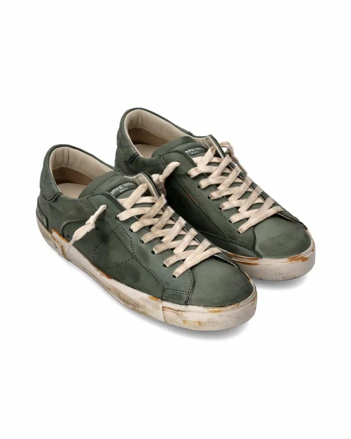Men Prsx Sneakers Green Shoes Paris Philippe Model Paris Casual