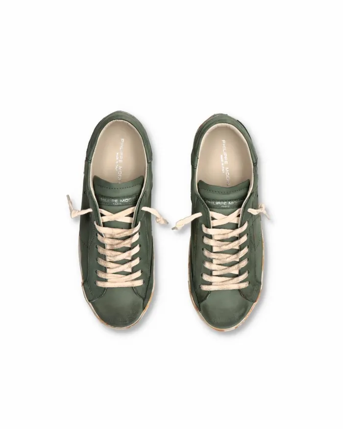Men Prsx Sneakers Green Shoes Paris Philippe Model Paris Casual