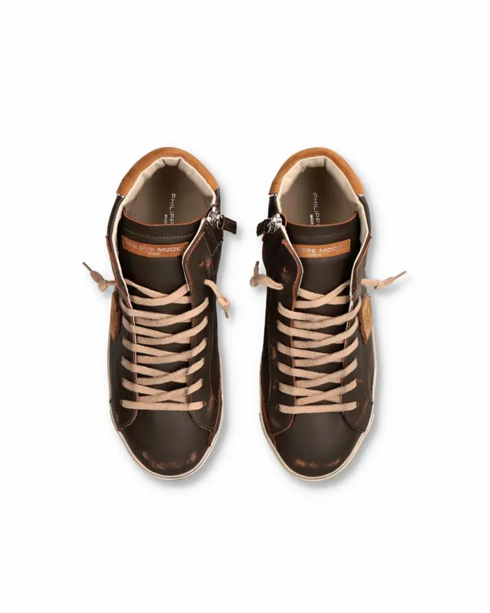 Men Prsx Sneakers Green Shoes Philippe Model Paris Casual