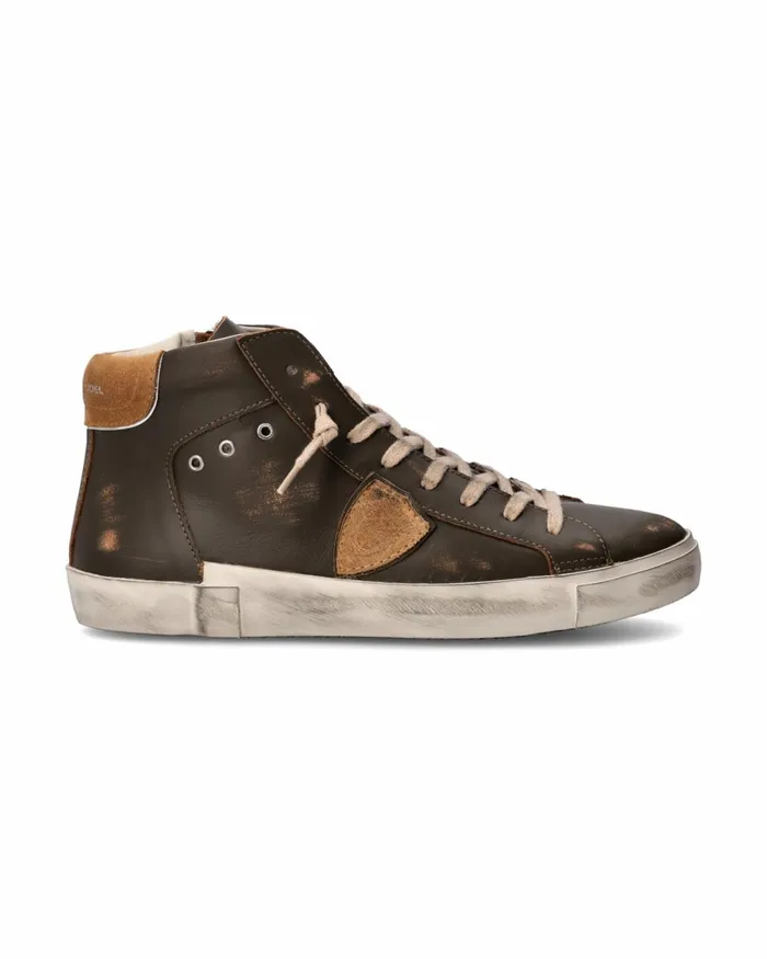 Men Prsx Sneakers Green Shoes Philippe Model Paris Casual