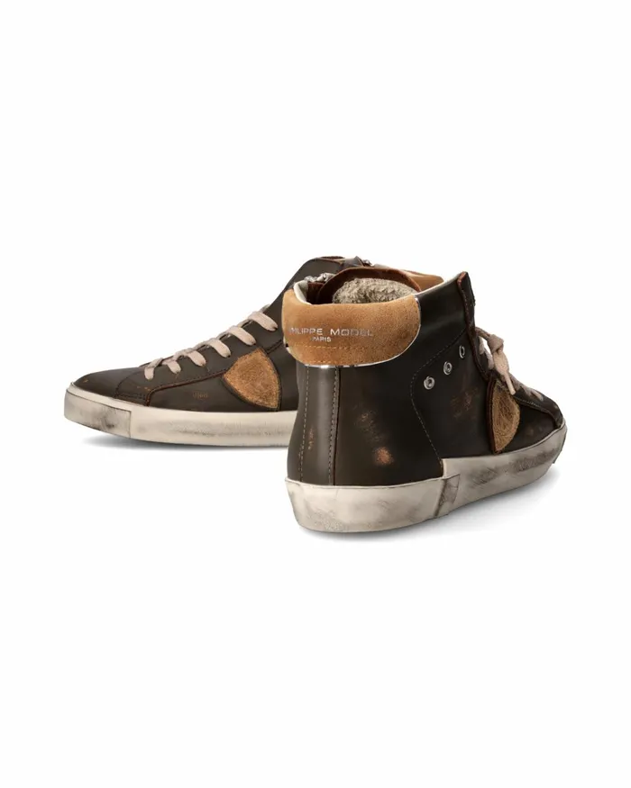 Men Prsx Sneakers Green Shoes Philippe Model Paris Casual