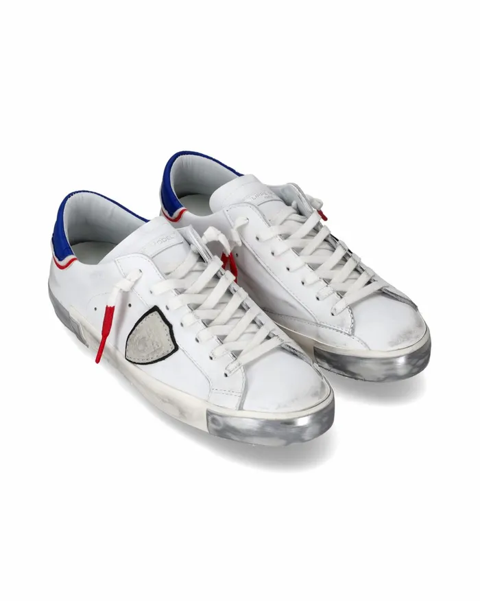 Men Prsx Sneakers WhiteBlue Low Shoes Parisquot Philippe Model Paris Low