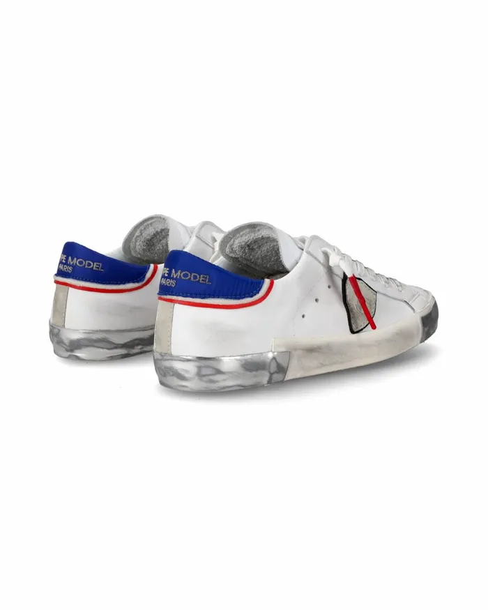 Men Prsx Sneakers WhiteBlue Low Shoes Parisquot Philippe Model Paris Low
