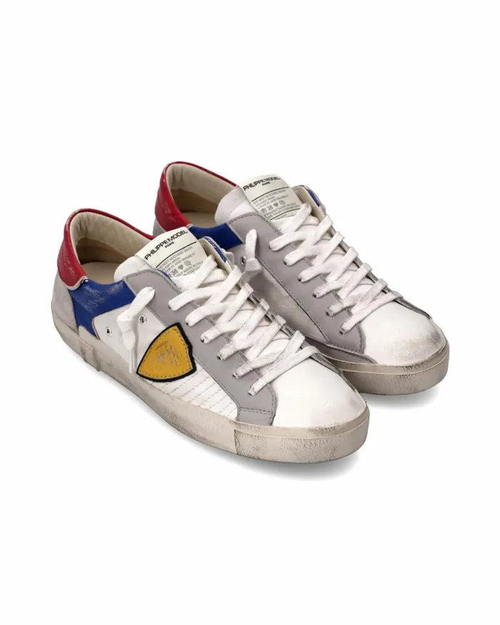 Men Prsx Sneakers WhiteBlue Shoes Paris Philippe Model Paris Casual