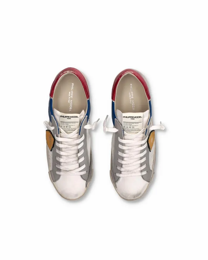 Men Prsx Sneakers WhiteBlue Shoes Paris Philippe Model Paris Casual