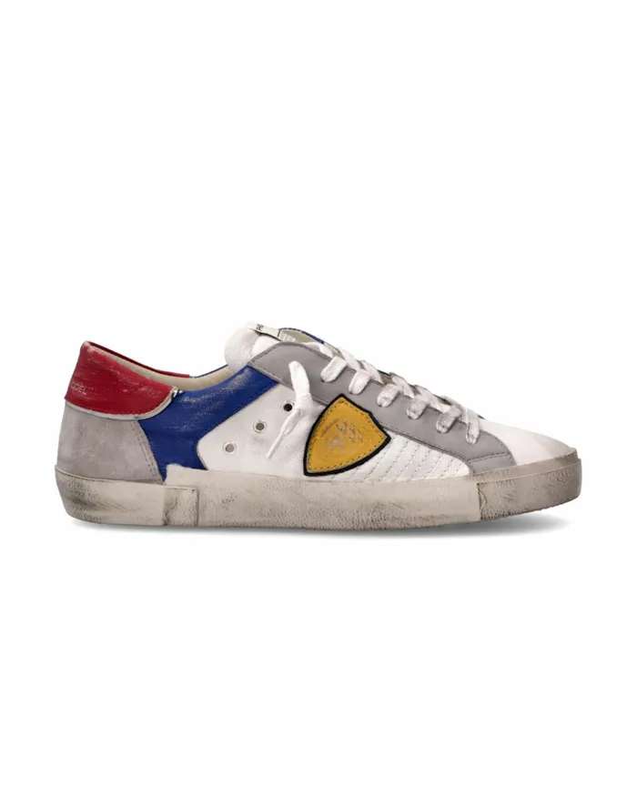 Men Prsx Sneakers WhiteBlue Shoes Paris Philippe Model Paris Casual