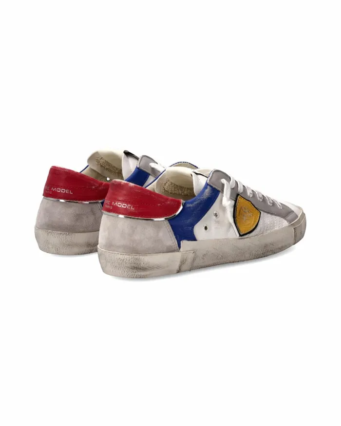 Men Prsx Sneakers WhiteBlue Shoes Paris Philippe Model Paris Casual