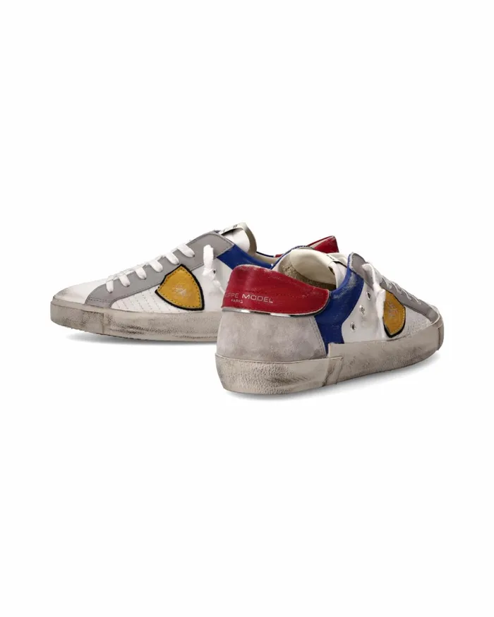 Men Prsx Sneakers WhiteBlue Shoes Paris Philippe Model Paris Casual