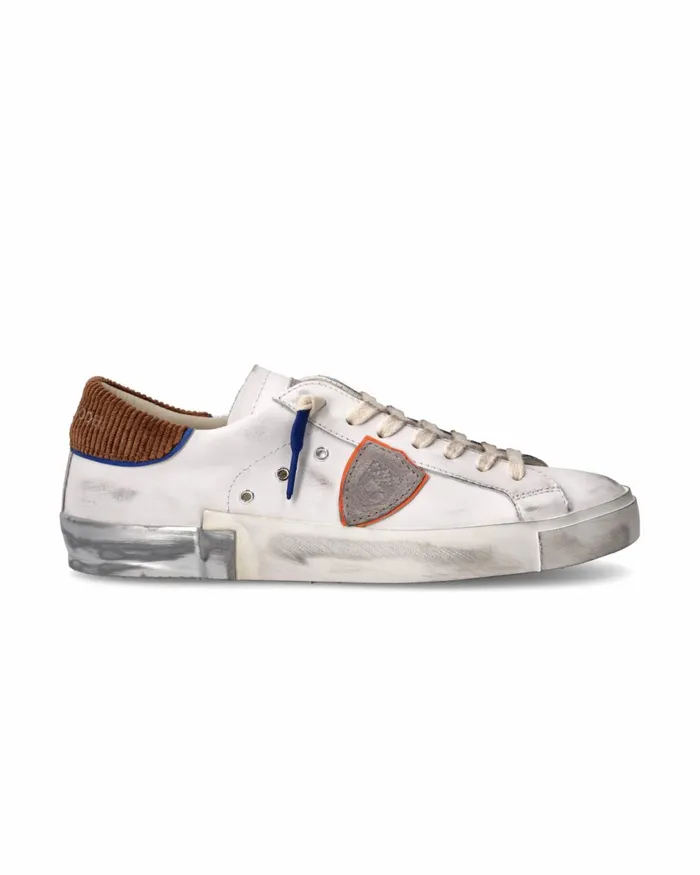 Men Prsx Sneakers WhiteCognac Shoes Paris Philippe Model Paris Low