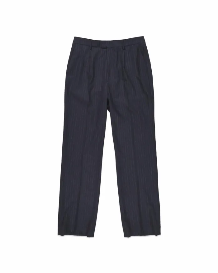 Men Regular Straight Trousers 8211 Navy Blue Paris Philippe Model Paris Trousers And Shorts