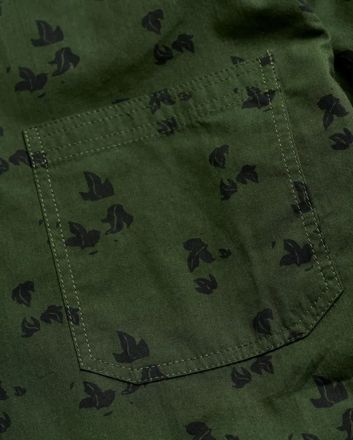 Men Shirting Billy Reid Kudzu Tuscumbia Shirt Evergreenpine Green