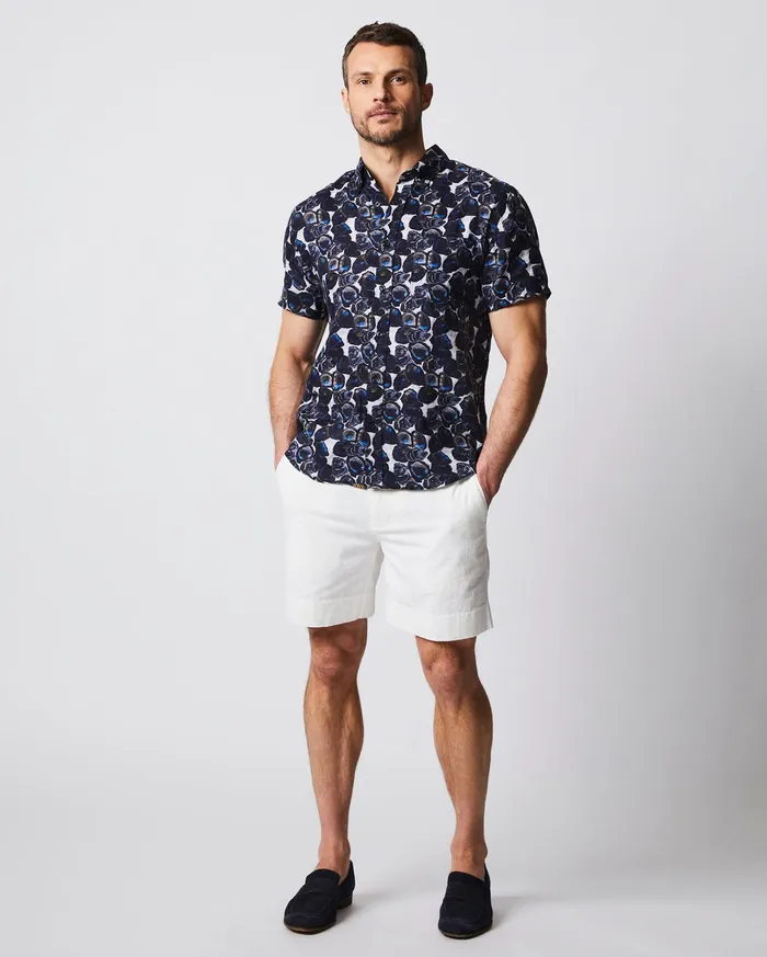 Men Shirting Billy Reid SS Tuscumbia Shirt Bd Dark Oyster
