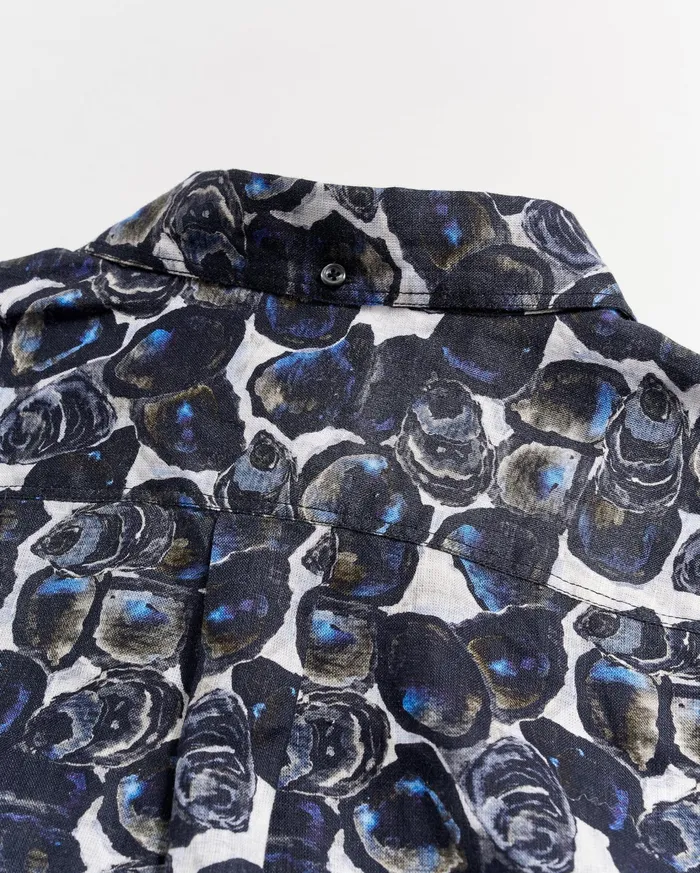 Men Shirting Billy Reid SS Tuscumbia Shirt Bd Dark Oyster