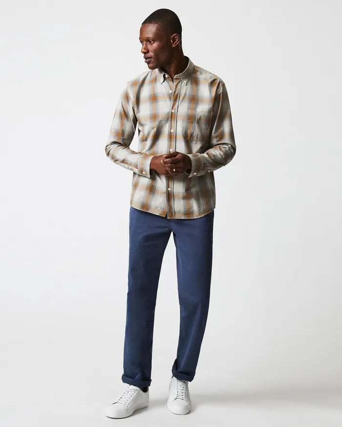Men Shirting Billy Reid Shadow Plaid Tuscumbia Shirt Bd Greymulti