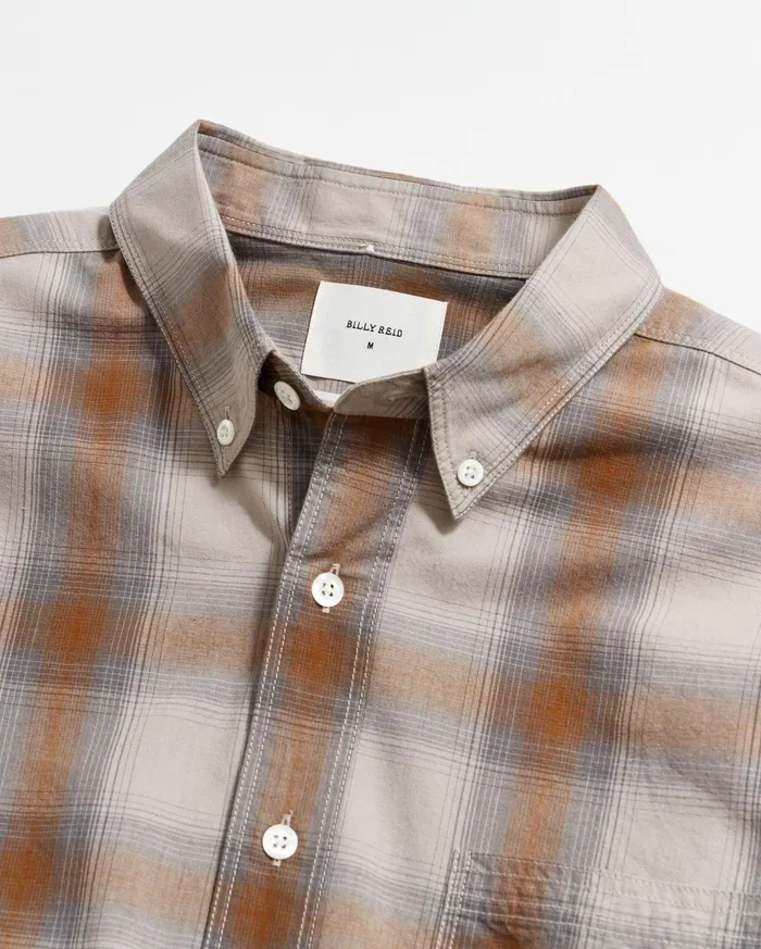 Men Shirting Billy Reid Shadow Plaid Tuscumbia Shirt Bd Greymulti