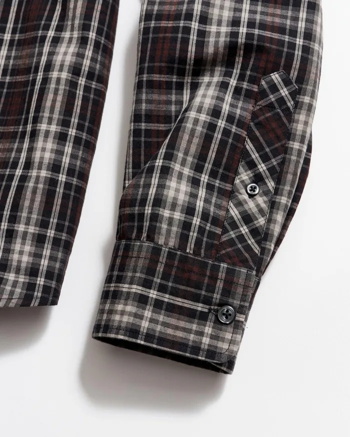 Men Shirting Billy Reid Tonal Plaid Tuscumbia Shirt Blackmulti