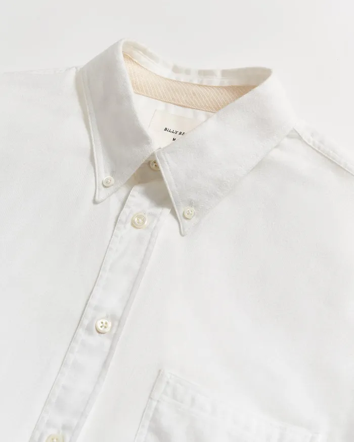 Men Shirting Billy Reid Tuscumbia Classic Shirt White