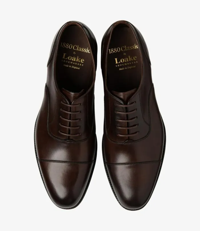 Men Stonegate Scorched Walnut Loake Plain Ties