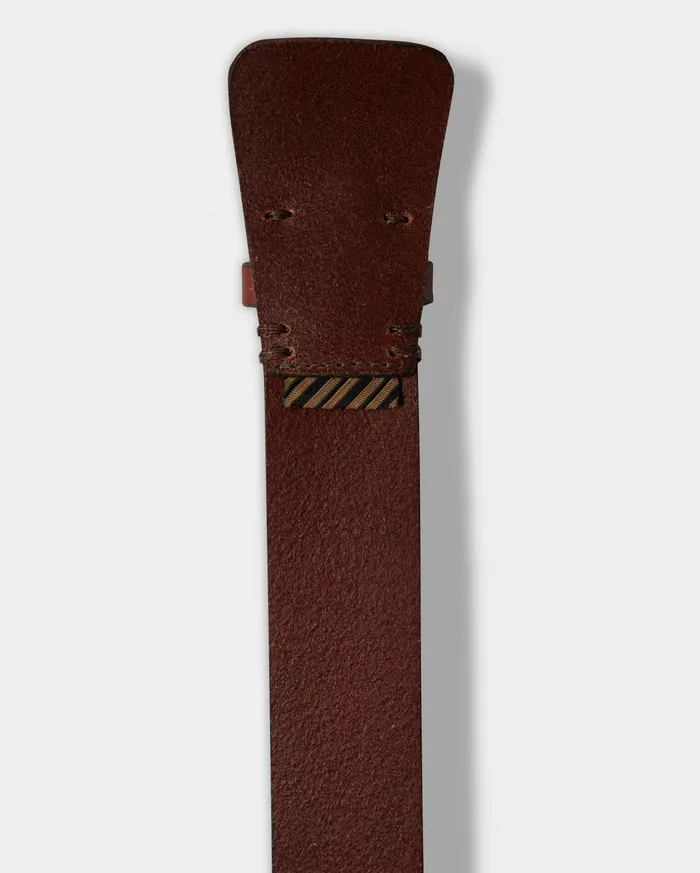 Men Suiting Billy Reid Uniform Leather Belt Cognac