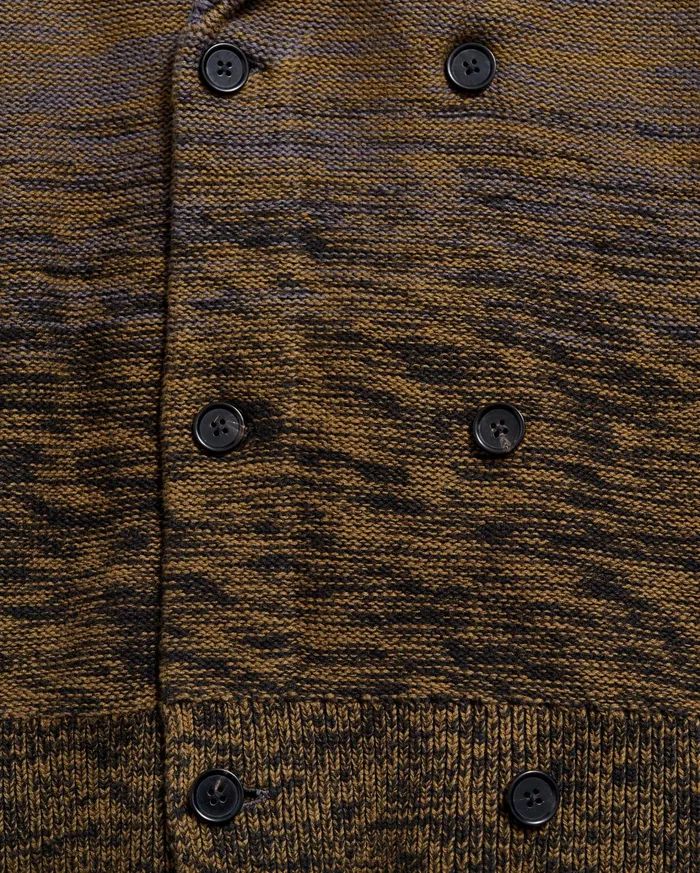 Men Sweaters and Sweatshirts Billy Reid Gradient Stripe Cardigan Olivecharcoal