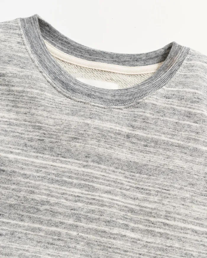 Men Sweaters and Sweatshirts Billy Reid Terry Knit Crew Light Grey