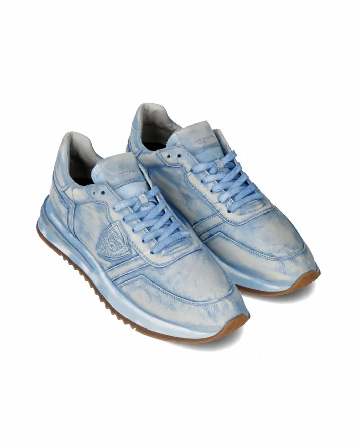 Men Tropez 21 Sneakers Blue Low Shoes Parisquot Philippe Model Paris Running