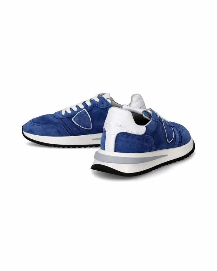 Men Tropez 21 Sneakers Blue Shoes Man Paris Philippe Model Paris Casual