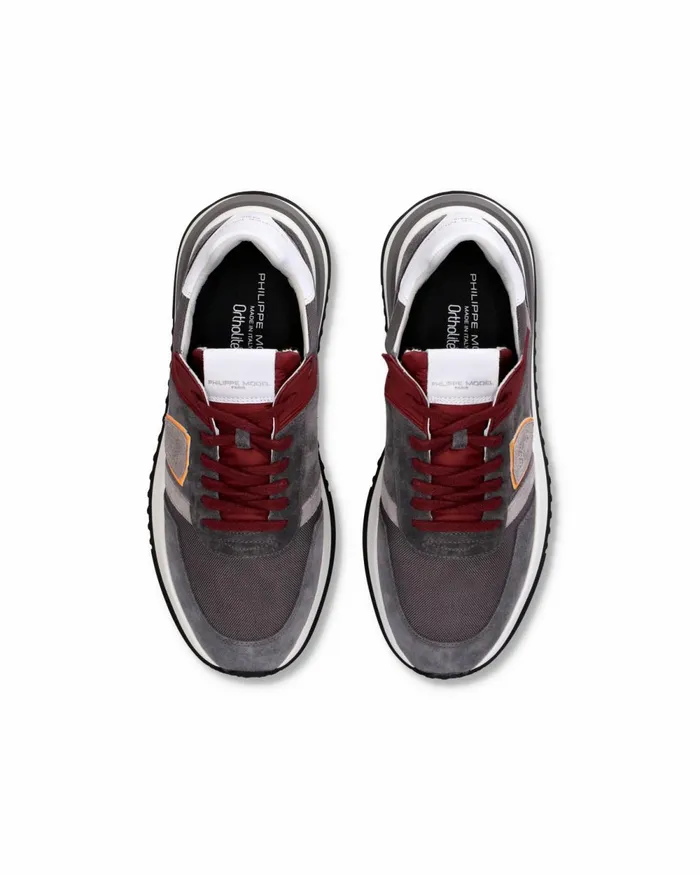 Men Tropez 21 Sneakers Gray Shoes For Man Paris Philippe Model Paris Casual