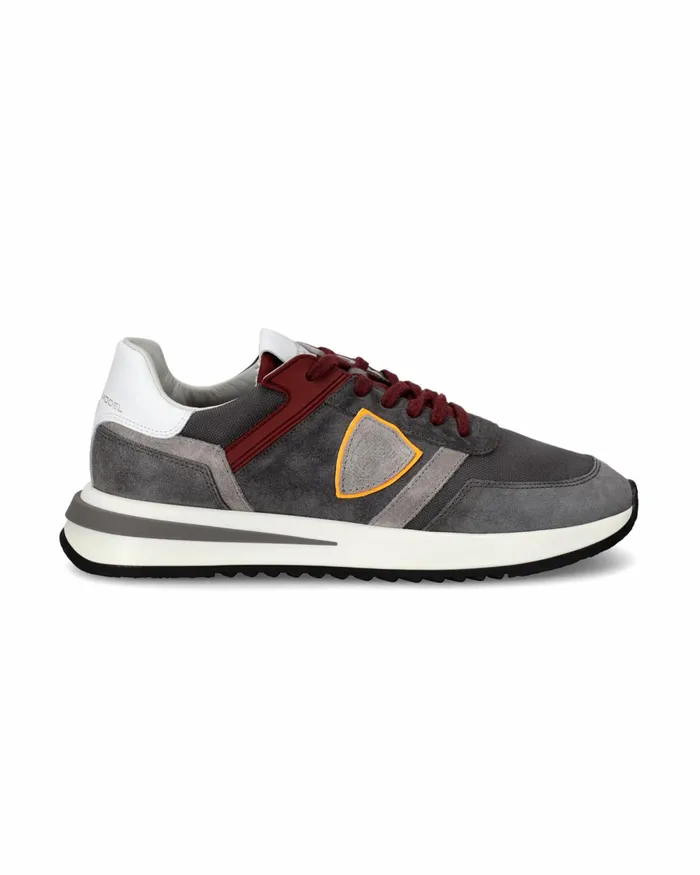 Men Tropez 21 Sneakers Gray Shoes For Man Paris Philippe Model Paris Casual