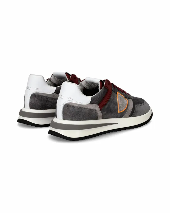 Men Tropez 21 Sneakers Gray Shoes For Man Paris Philippe Model Paris Casual