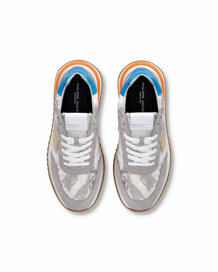Men Tropez 21 Sneakers Gray Shoes Philippe Model Paris Casual