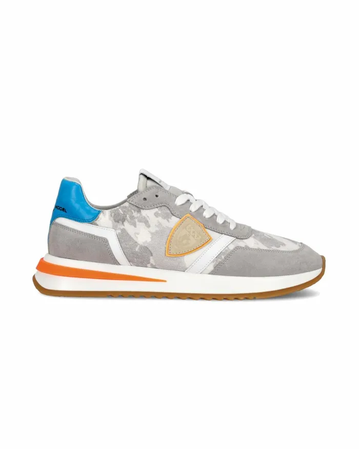 Men Tropez 21 Sneakers Gray Shoes Philippe Model Paris Casual