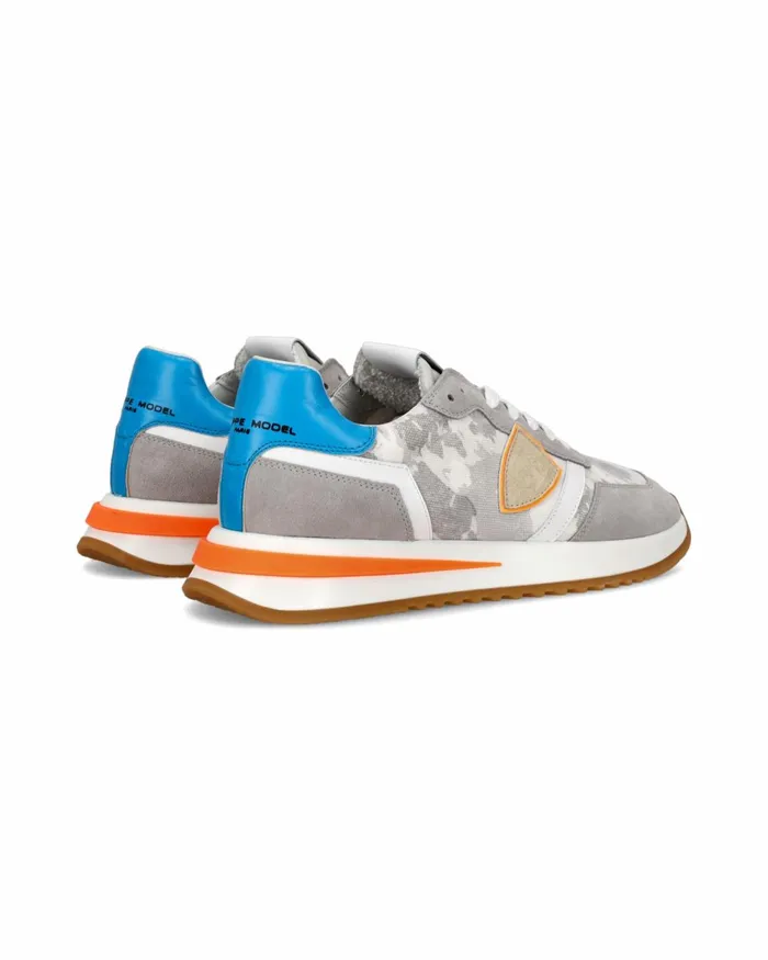 Men Tropez 21 Sneakers Gray Shoes Philippe Model Paris Casual