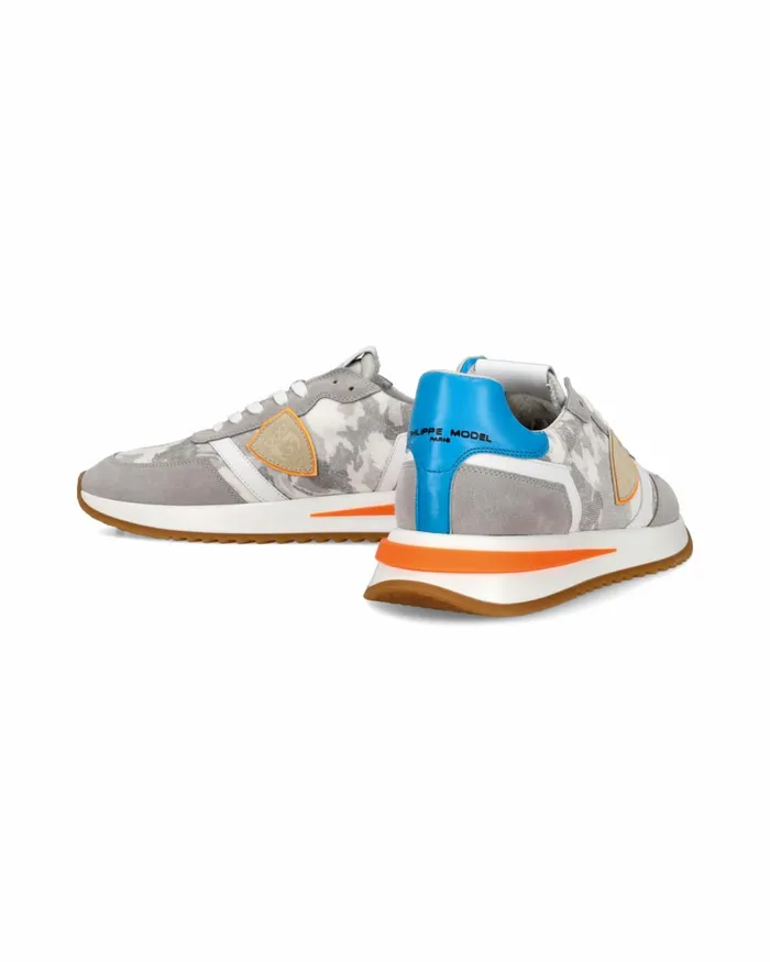 Men Tropez 21 Sneakers Gray Shoes Philippe Model Paris Casual