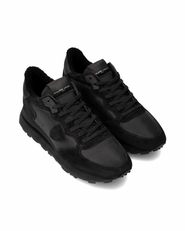 Men Tropez Haute Sneakers Black Shoes Paris Philippe Model Paris Casual