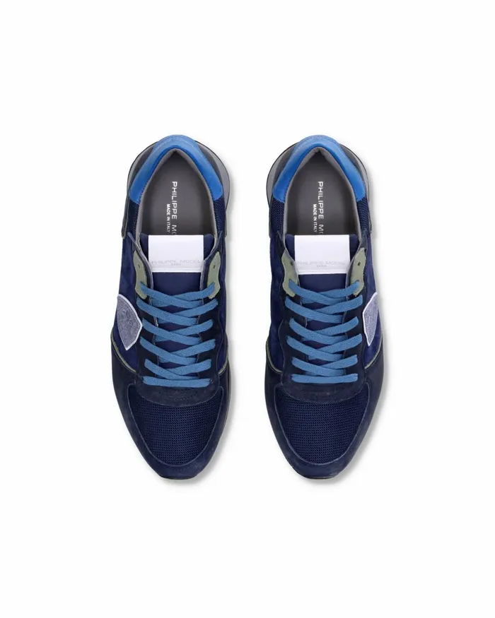 Men Trpx Sneakers Blue Low Shoes Paris Philippe Model Paris Casual
