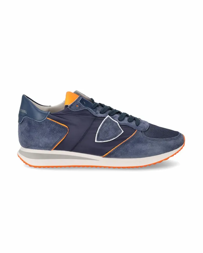 Men Trpx Sneakers BlueOrange Shoes Paris Philippe Model Paris Casual