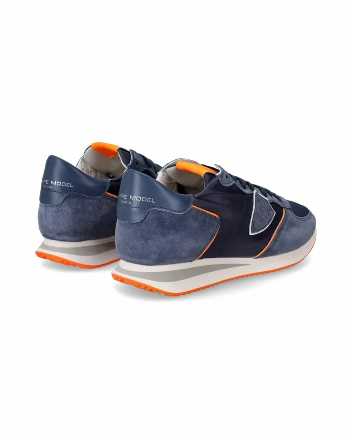 Men Trpx Sneakers BlueOrange Shoes Paris Philippe Model Paris Casual