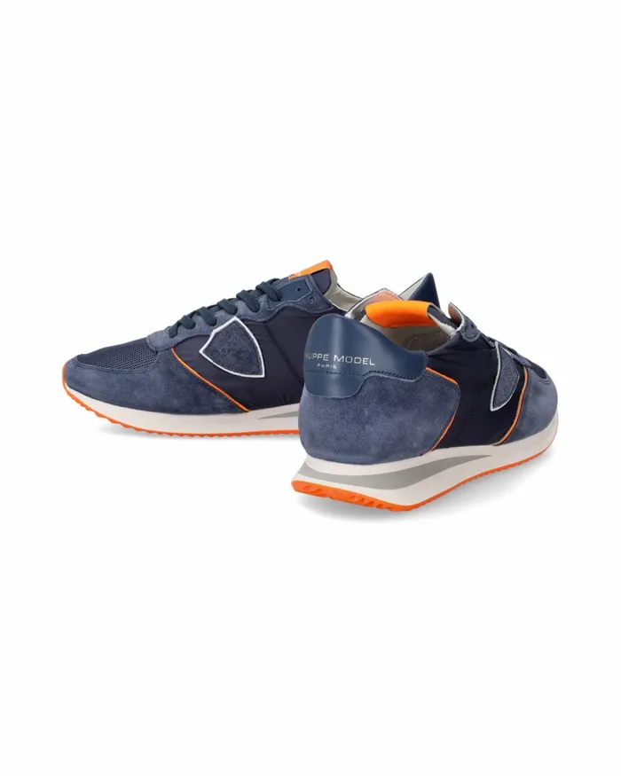 Men Trpx Sneakers BlueOrange Shoes Paris Philippe Model Paris Casual