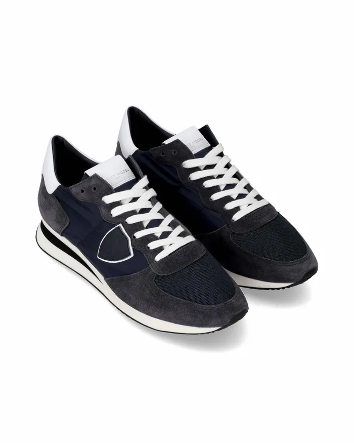 Men Trpx Sneakers Blue Shoes Philippe Model Paris Minimal