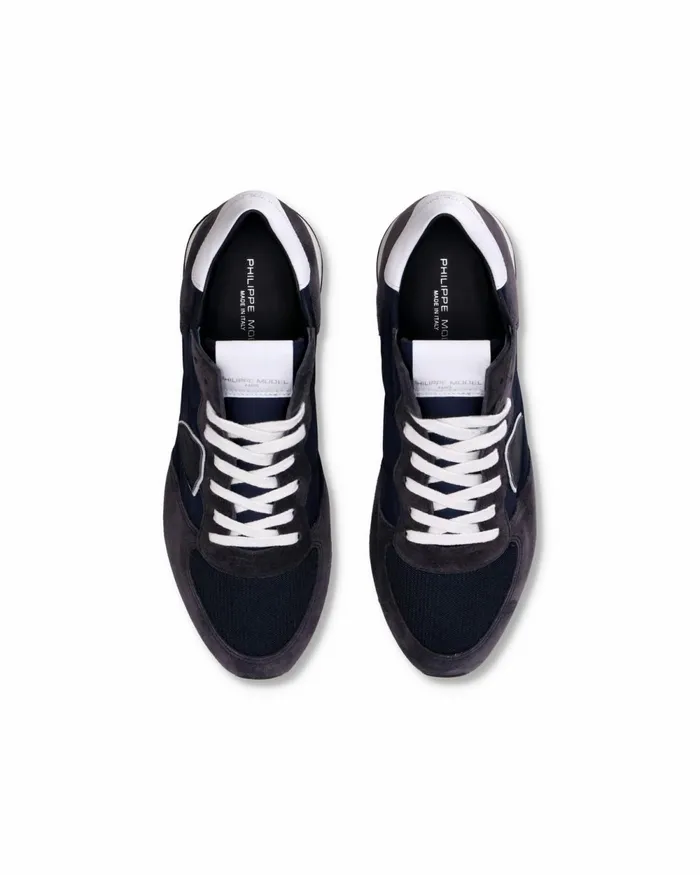 Men Trpx Sneakers Blue Shoes Philippe Model Paris Minimal