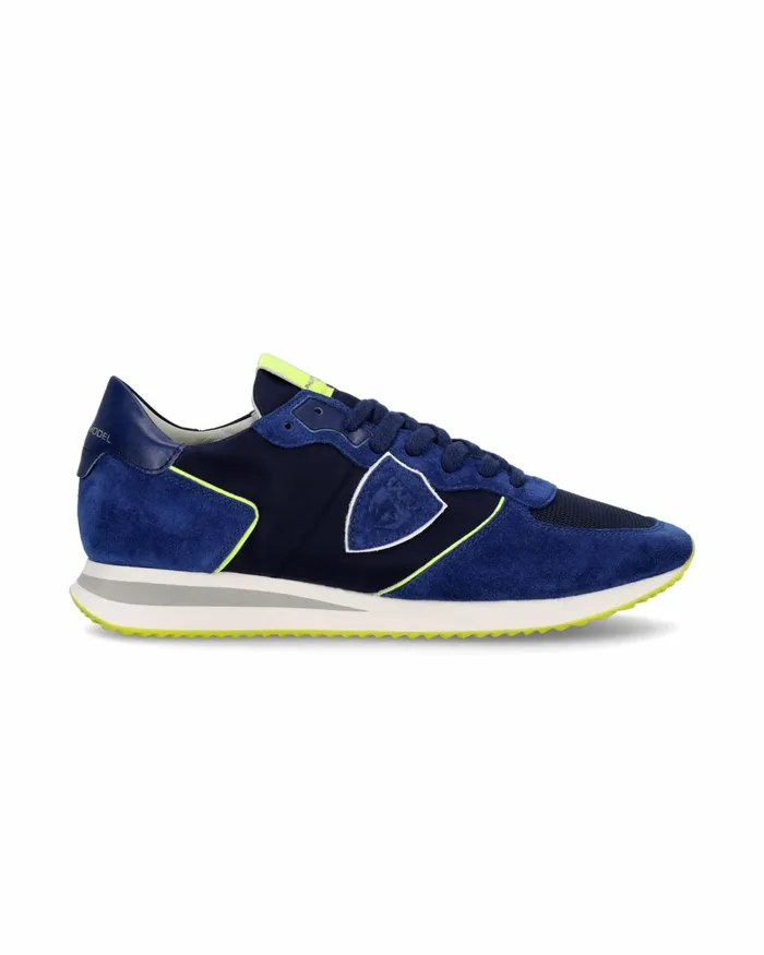 Men Trpx Sneakers BlueYellow Low Shoes Parisquot Philippe Model Paris Casual