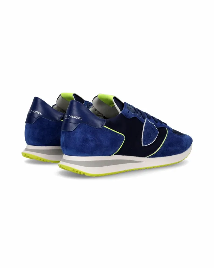 Men Trpx Sneakers BlueYellow Low Shoes Parisquot Philippe Model Paris Casual