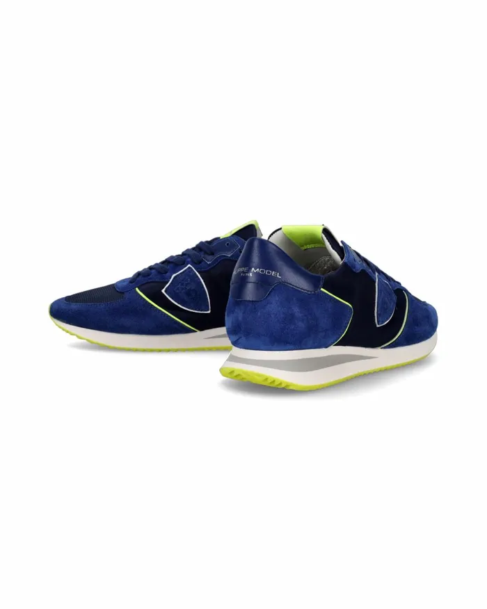 Men Trpx Sneakers BlueYellow Low Shoes Parisquot Philippe Model Paris Casual
