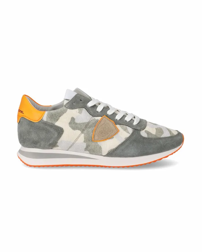Men Trpx Sneakers GreenOrange Shoes Paris Philippe Model Paris Casual
