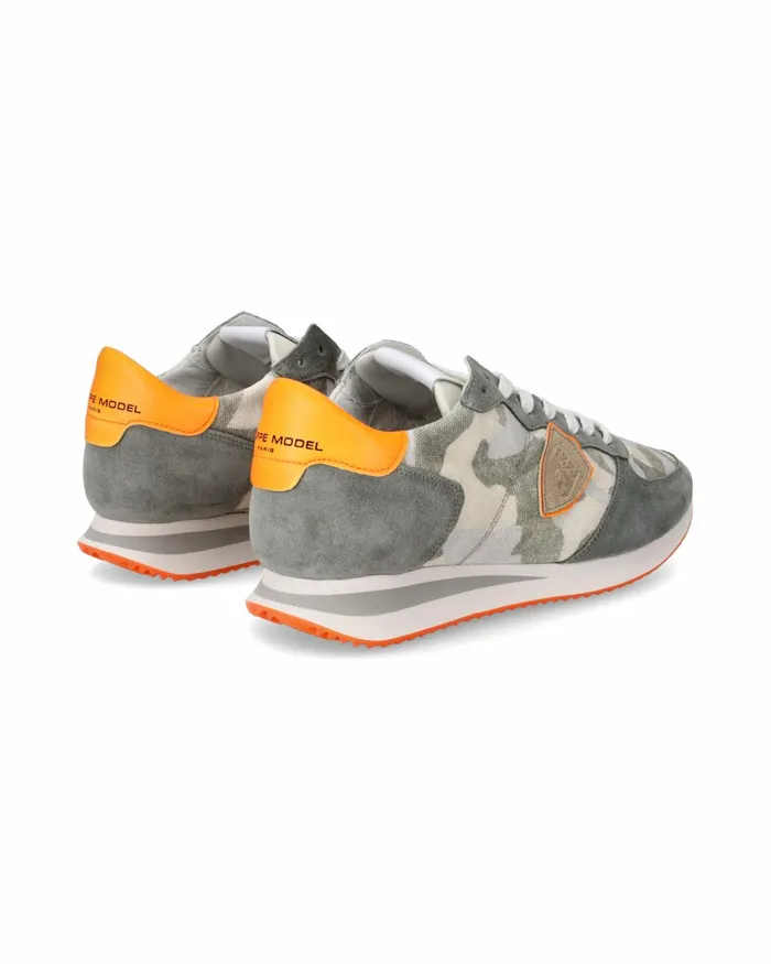 Men Trpx Sneakers GreenOrange Shoes Paris Philippe Model Paris Casual