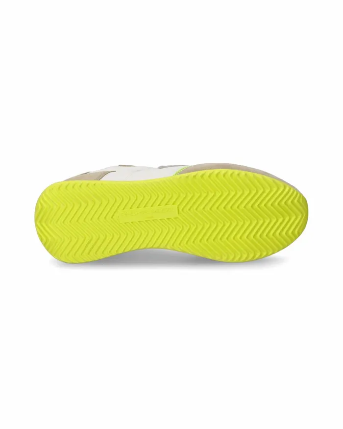 Men Trpx Sneakers White And Beige Shoes Philippe Model Paris Low
