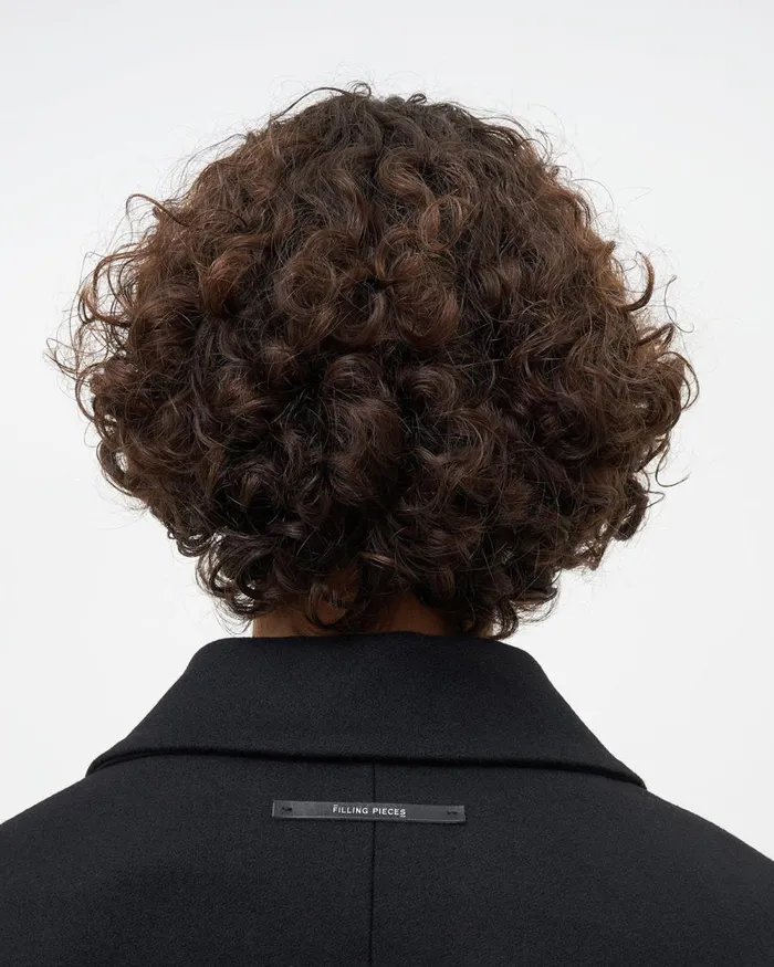 MenWomen Filling Pieces Coats and Jackets Studio Wool Coat Black